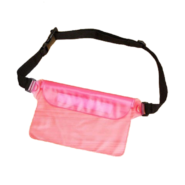 Bolsa impermeable rosa oscuro