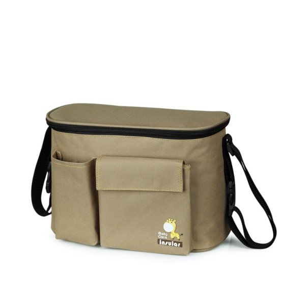 Bolsa para cochecito de bebé caqui