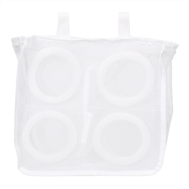 Bolsa para lavar zapatos blanco