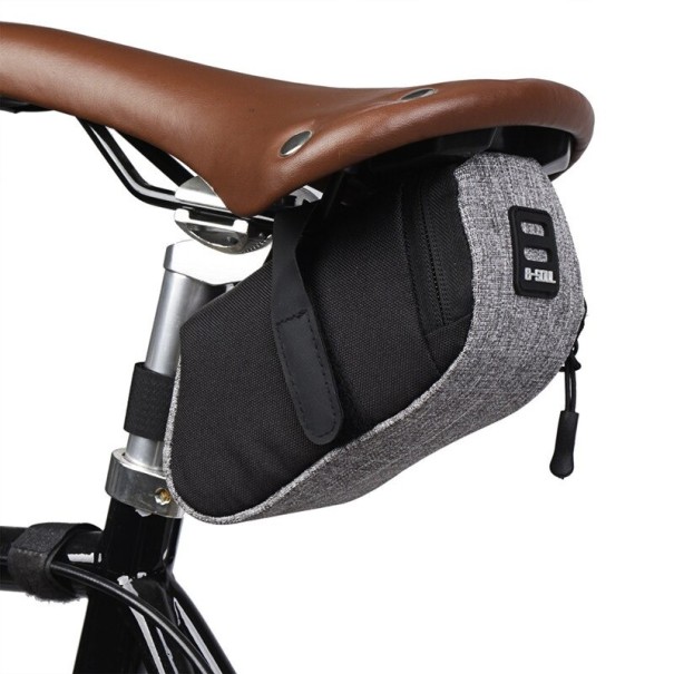 Bolsa para sillín de bicicleta T846 gris