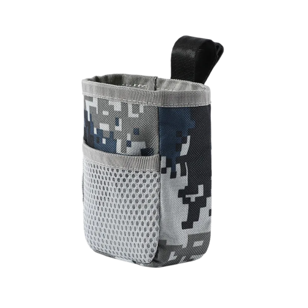 Bolsa portátil para comida y golosinas para perros, ligera, para caminar, riñonera, bolsa de entrenamiento para comida para perros, bolsa transpirable para bocadillos al aire libre camuflaje