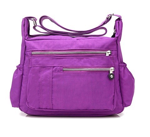 Bolsa prática para mamãs de fraldas J2959 roxo