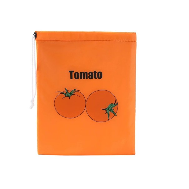 Bolsa térmica para plátanos y frutas con cordón para conservar la frescura en amarillo, naranja o verde. naranja