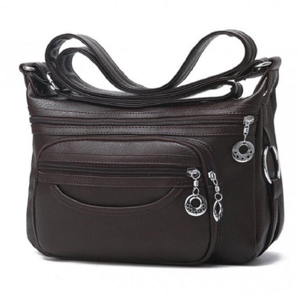 Bolso bandolera de mujer M1453 marrón oscuro