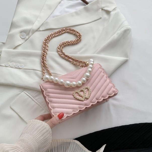 Bolso bandolera de mujer M1473 rosa