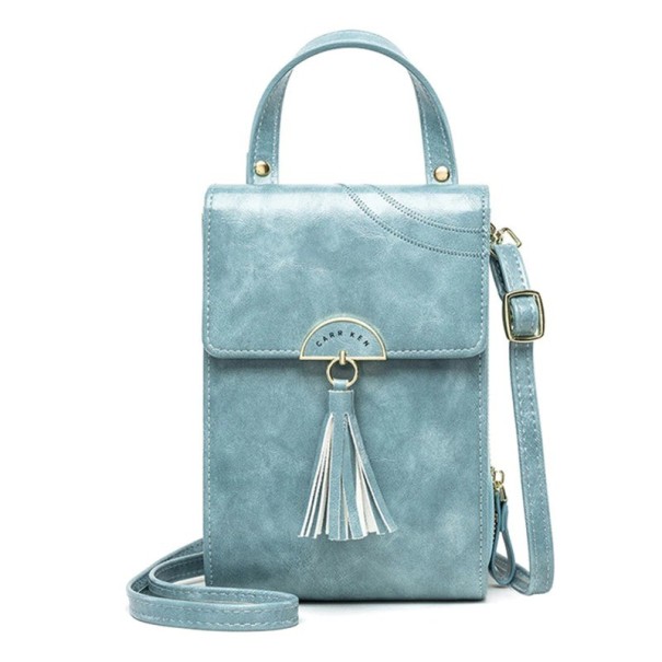 Bolso bandolera de mujer M1525 azul claro