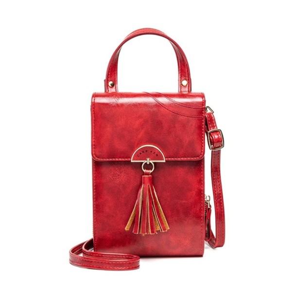 Bolso bandolera de mujer M1525 burdeos