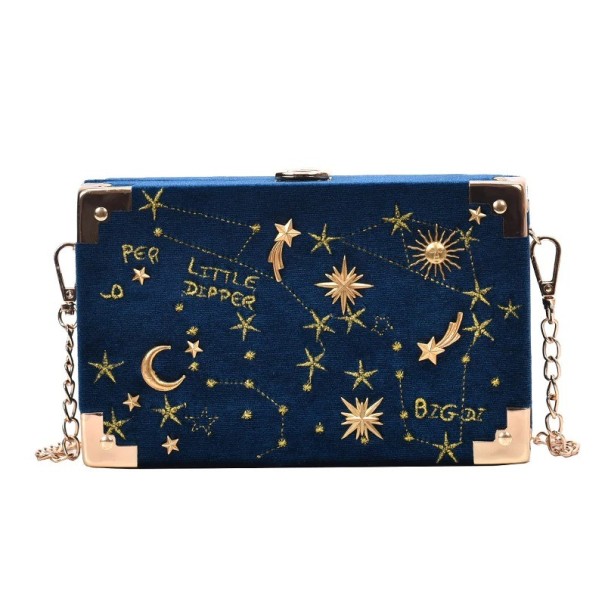 Bolso bandolera de mujer M710 azul oscuro