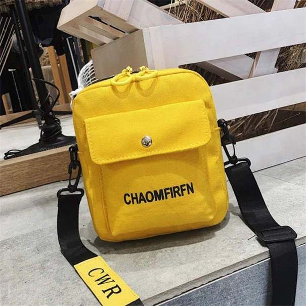 Bolso bandolera de mujer M855 amarillo