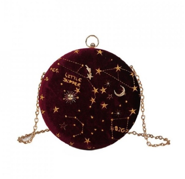 Bolso bandolera de mujer M932 burdeos