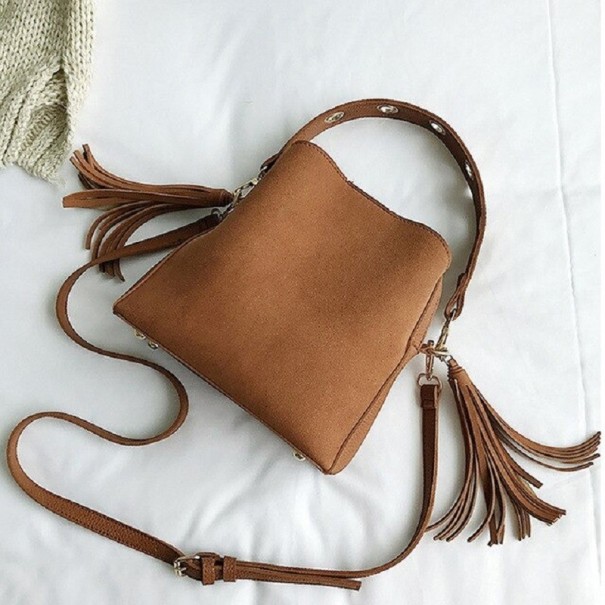 Bolso bandolera de mujer M963 marrón