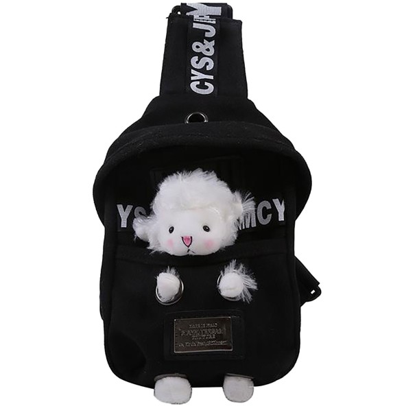 Bolso bandolera de mujer oveja negro