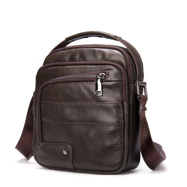 Bolso bandolera de piel para hombre T338 9
