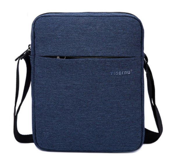 Bolso de hombro impermeable para hombre azul