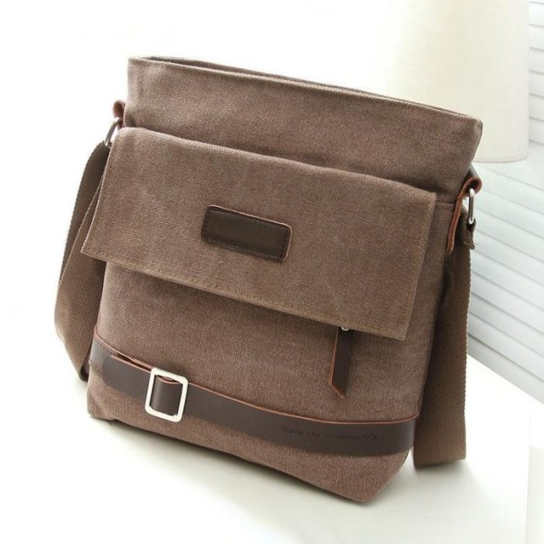 Bolso de hombro para hombre J949 marrón