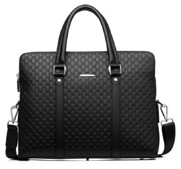 Bolso de hombro para hombre T346 negro S 2