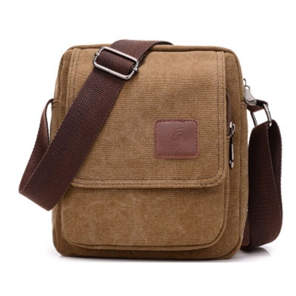 Bolso de hombro para hombre T358 marrón