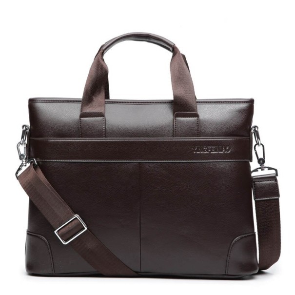 Bolso de hombro para hombre T368 marrón oscuro