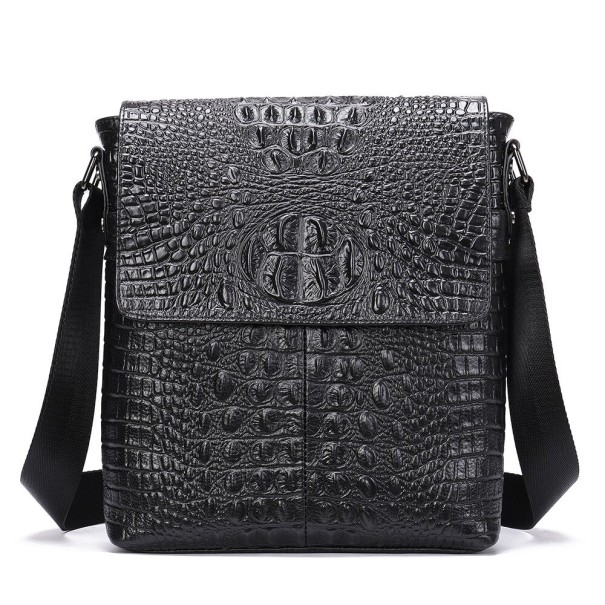 Bolso de hombro para hombre T384 negro 2