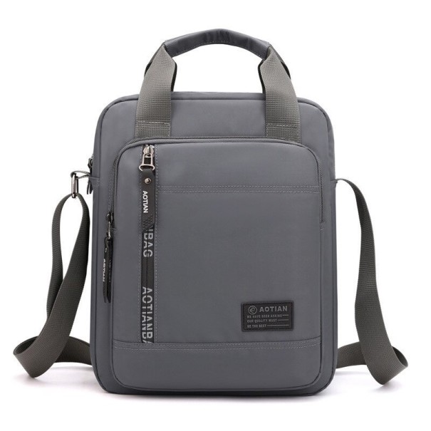 Bolso de hombro para hombre T418 gris oscuro 2