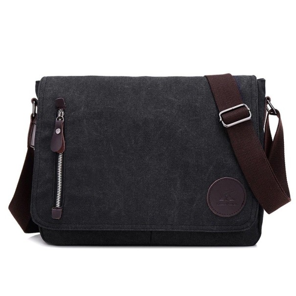 Bolso de hombro para hombre T456 negro