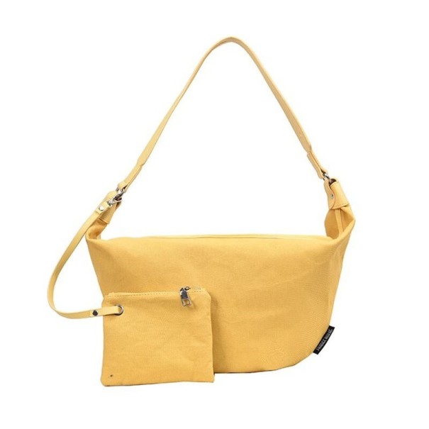 Bolso de hombro para mujer M1308 amarillo oscuro