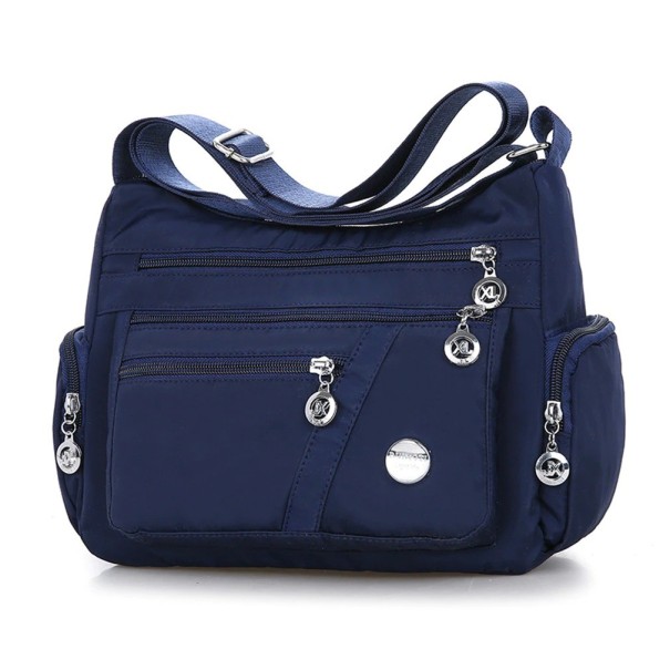 Bolso de hombro para mujer M720 azul oscuro