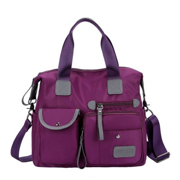 Bolso de hombro para mujer T1147 morado