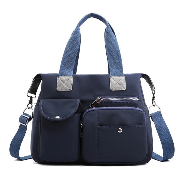 Bolso de hombro para mujer T1150 azul oscuro