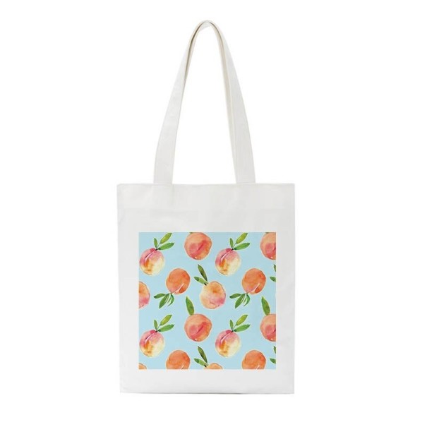 Bolso de lona para mujer color melocotón 5