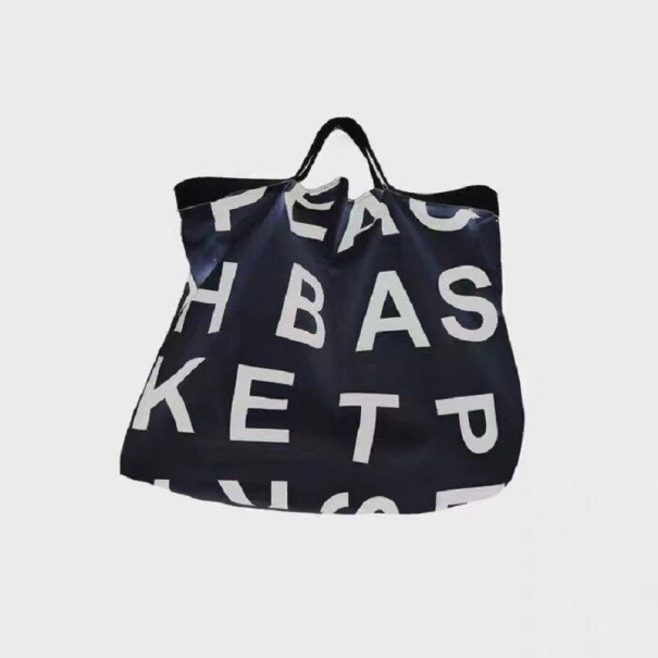 Bolso de lona para mujer M1062 azul oscuro