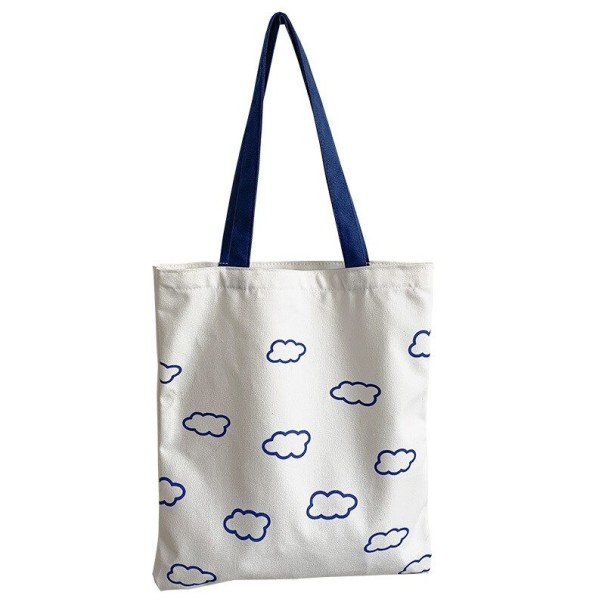 Bolso de lona para mujer M1319 blanco