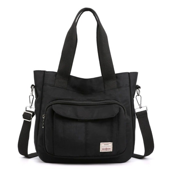 Bolso de lona para mujer M1514 negro