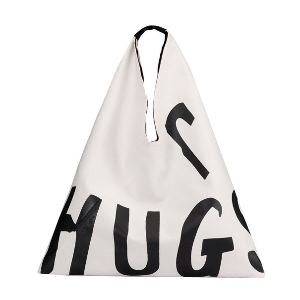 Bolso de lona para mujer M1729 blanco