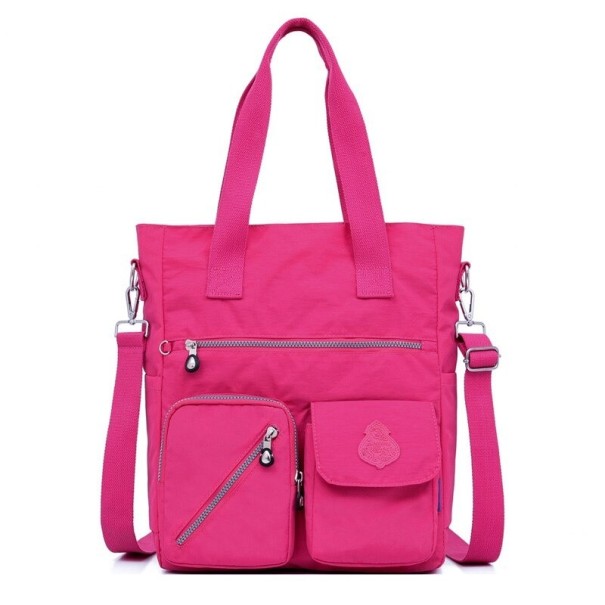 Bolso de lona para mujer M1761 rosa oscuro