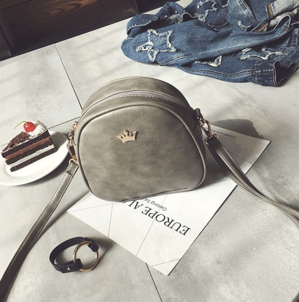 Bolso de mano de moda para mujer gris