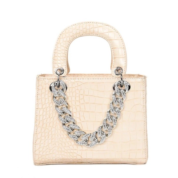 Bolso de mano de mujer M1193 crema
