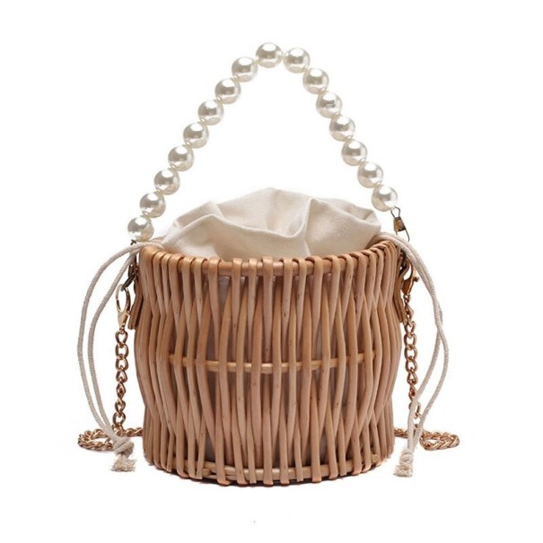 Bolso de mano de paja para mujer M1215 1