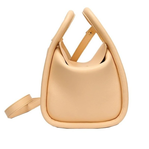 Bolso de mano de piel para mujer M1441 albaricoque