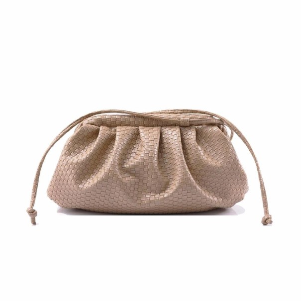 Bolso de mano de piel para mujer M1542 caqui 1
