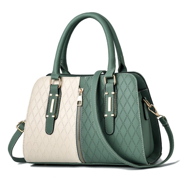 Bolso de mano de piel para mujer M1602 verde