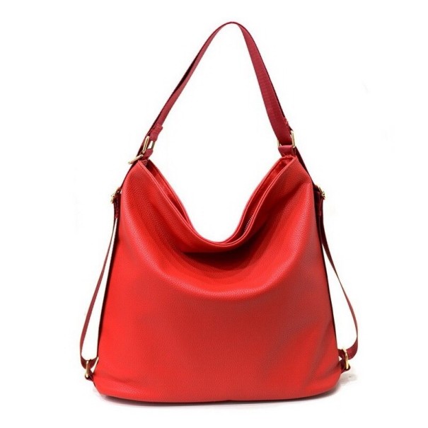 Bolso de mano de piel para mujer M1691 rojo