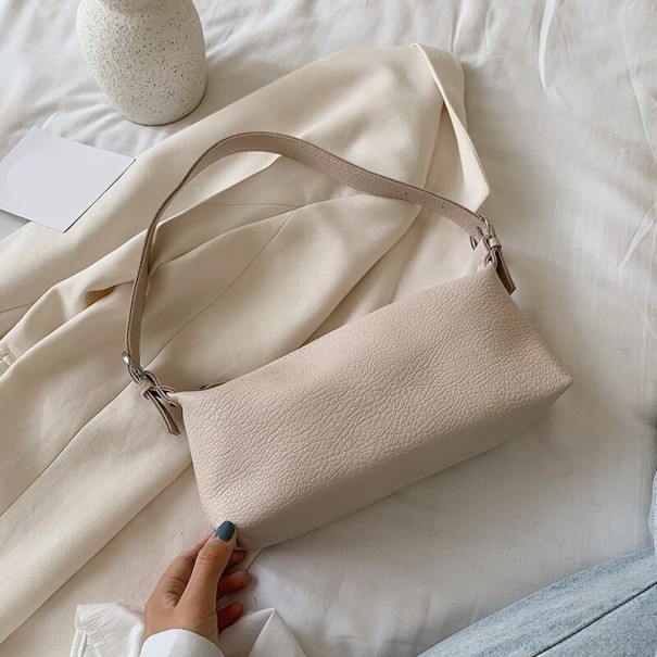 Bolso de mano de piel para mujer M1804 beige
