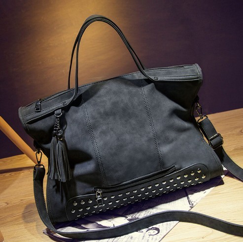Bolso de mano moderno para mujer - Lucy negro