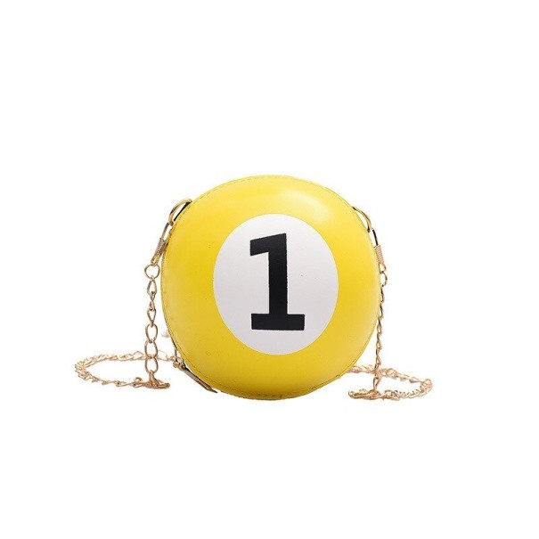 Bolso de mano para mujer con forma de bola de billar 1