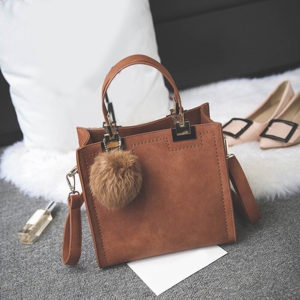 Bolso de mano para mujer M1322 marrón