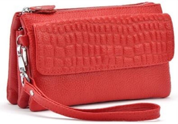 Bolso de mano para mujer M137 rojo