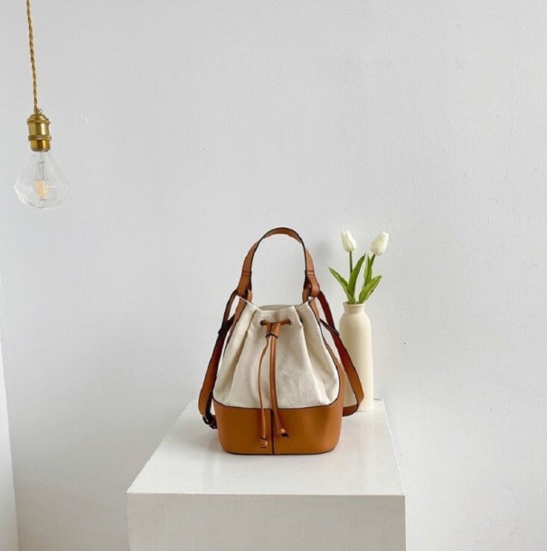 Bolso de mano para mujer M1668 marrón