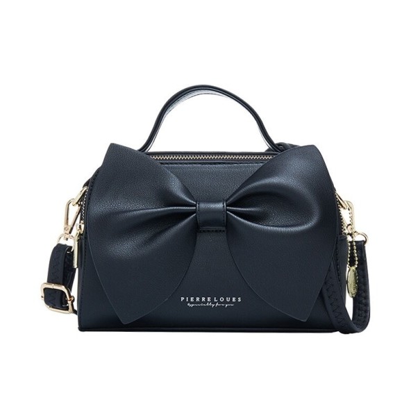 Bolso de mujer con lazo negro