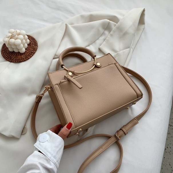 Bolso de piel para mujer M1775 caqui